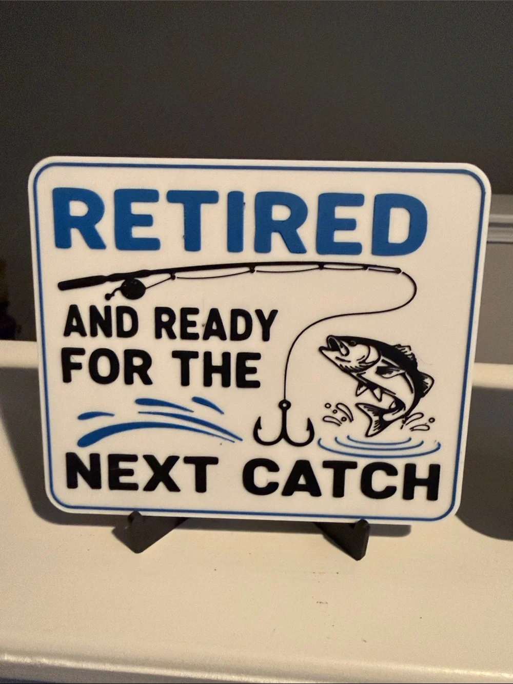Retirement sign Set - 3D printed 6” x 5” qty4 - Picture 3 of 6